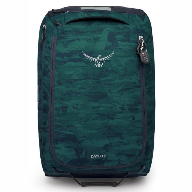 Valise Osprey Daylite CarryOn Wheeled Duffel 40 Night Arches Green
